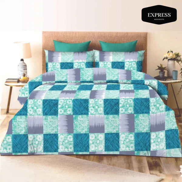 3pcs Cotton Flat Bedsheet Premium King Size Platinum Collection