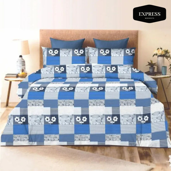 6pcs Cotton Flat Bedsheet Premium King Size Platinum Collection