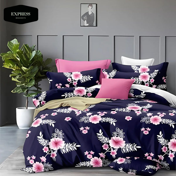 Twill Printed Cotton Bed Sheet