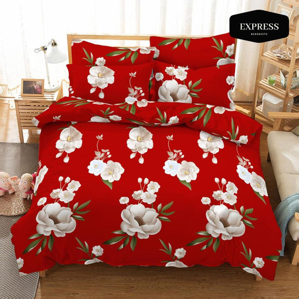 Twill Printed Cotton Bed Sheet