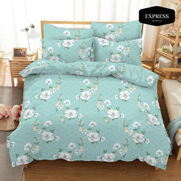 Twill Printed Cotton Bed Sheet