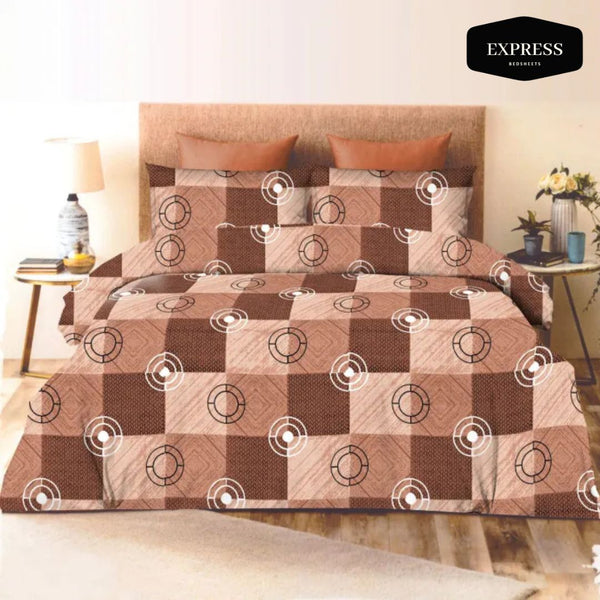 6pcs Cotton Flat Bedsheet Premium King Size Platinum Collection