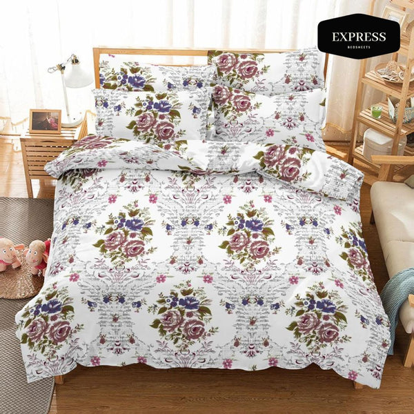 Twill Printed Cotton Bed Sheet