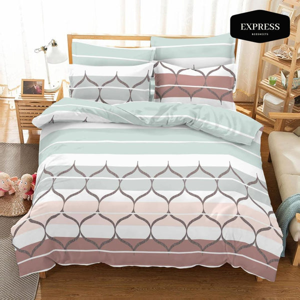 Twill Printed Cotton Bed Sheet