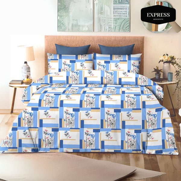 6pcs Cotton Flat Bedsheet Premium King Size Platinum Collection