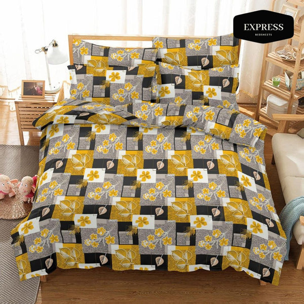 Twill Printed Cotton Bed Sheet