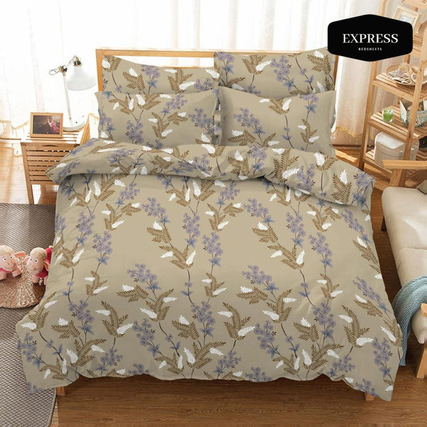 Twill Printed Cotton Bed Sheet