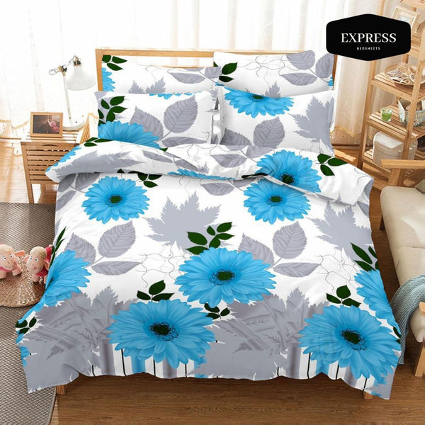 Twill Printed Cotton Bed Sheet