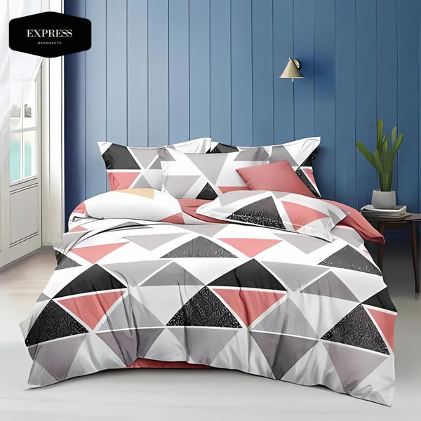 Twill Printed Cotton Flat Bed Sheet