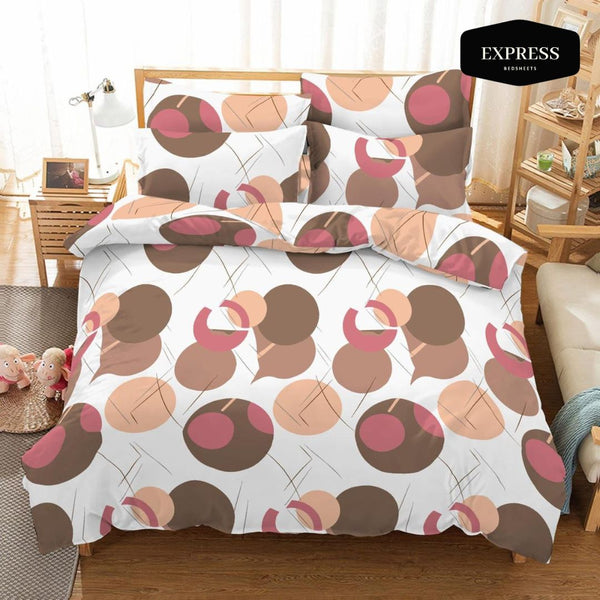 Twill Printed Cotton Bed Sheet