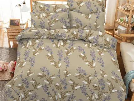 Twill Printed Cotton Bed Sheet