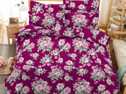 Twill Printed Cotton Bed Sheet